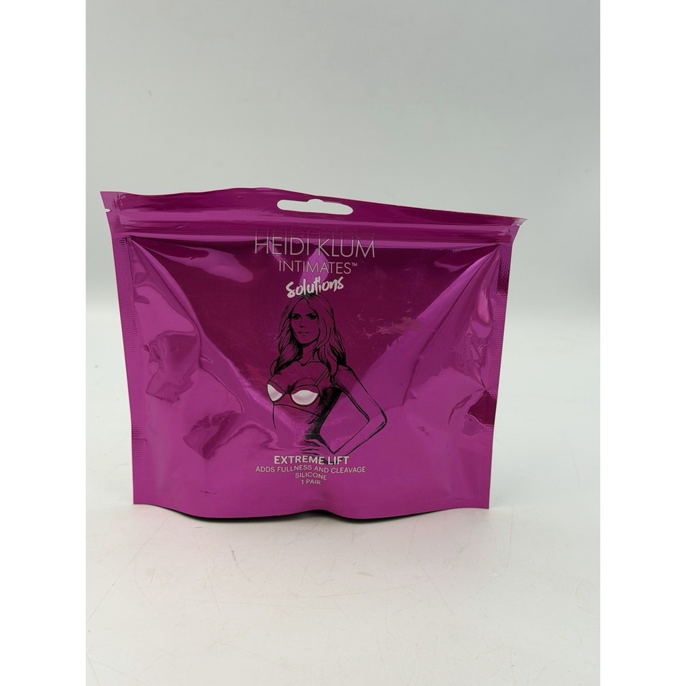 Heidi Klum Intimates Solutions Extreme Lift Silicone Bra Pads Inserts 1 Pair